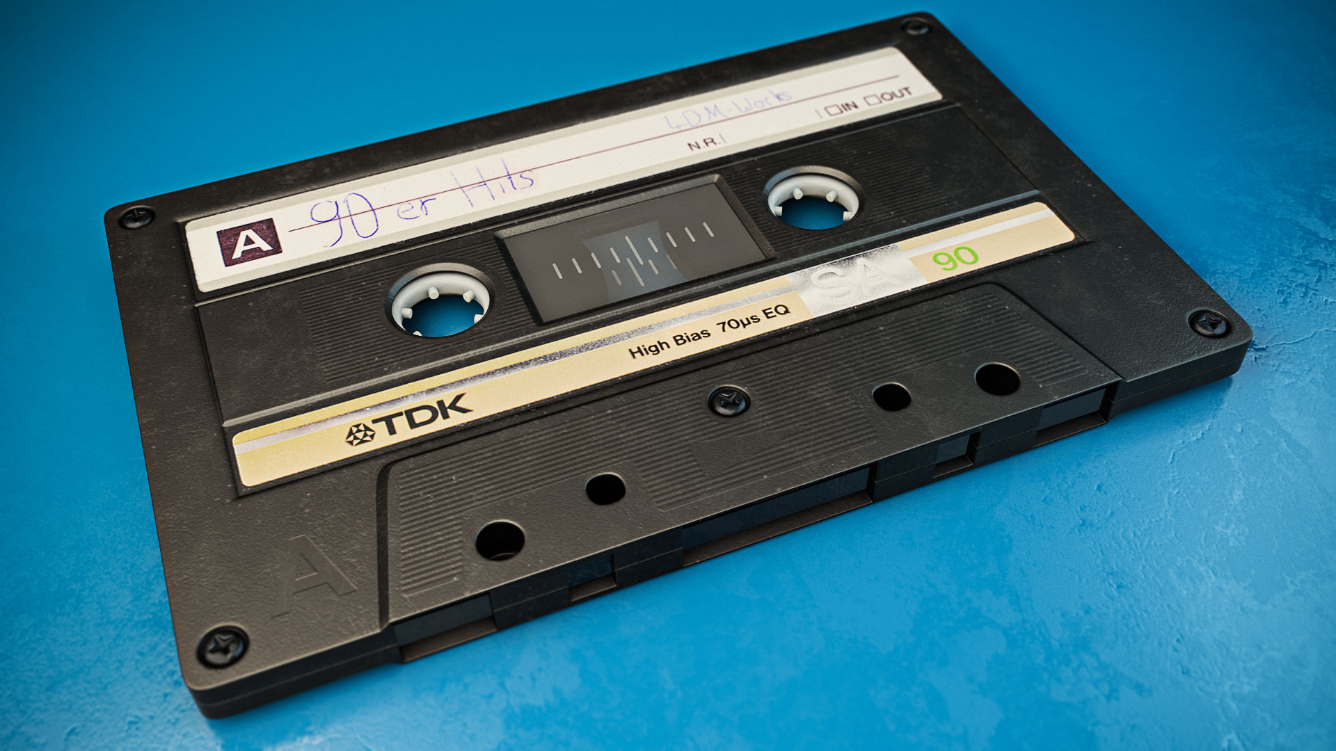 kassette, cassette 3d-model p1