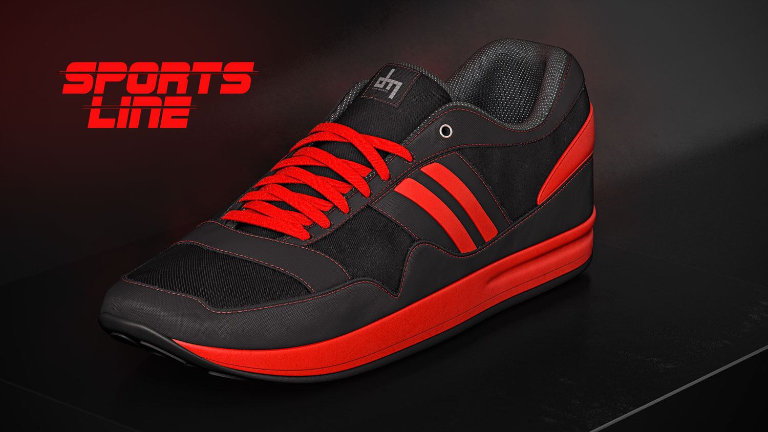 Sport Schuh / Sports Shoe 3d-model p4