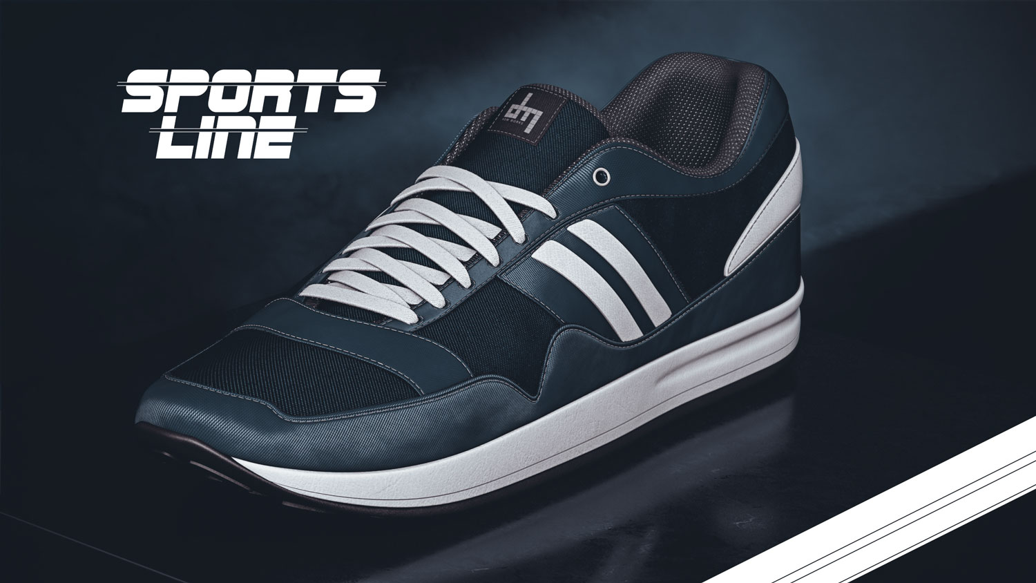 Sport Schuh / Sports Shoe 3d-model p1