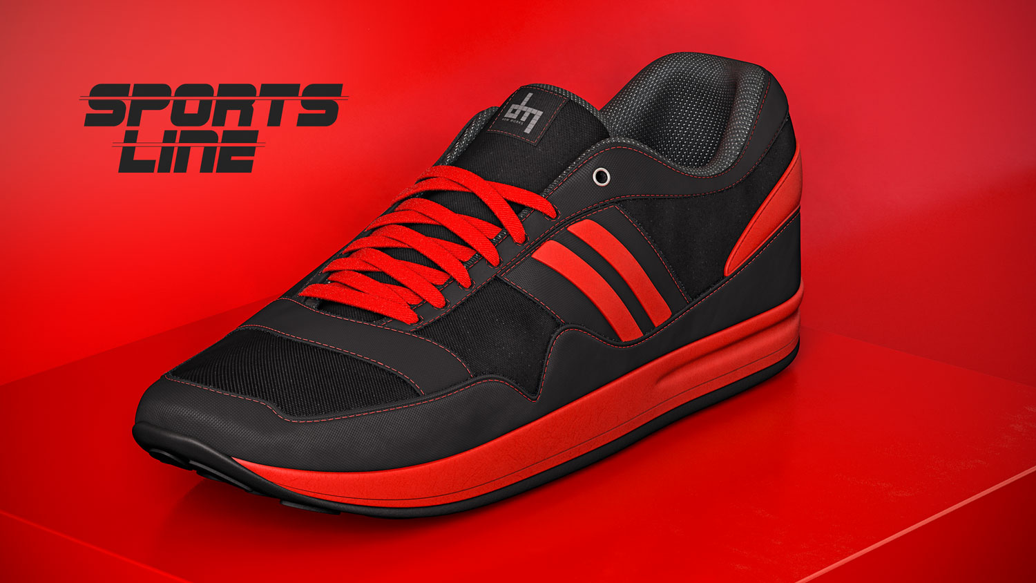 Sport Schuh / Sports Shoe 3d-model p11